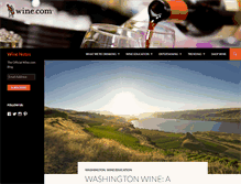 Tablet Screenshot of blog.wine.com